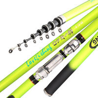 Cañas de pescar portátiles de sección corta, mango de fibra de carbono de durabilidad excepcional para pesca subacuática - details 3