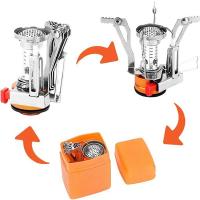Olla de Gas, accesorios para acampar, portátil, para acampar al aire libre, aleación de aluminio, ultraligera, cocina de Picnic, estufa de campamento, horno de supervivencia - details 2