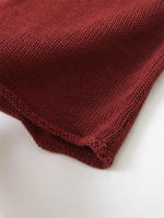 Chaqueta Cárdigan Roja Angora Minimalista de Maxdutti 2025 Abrigo de Mujer de Protección Solar - details 3