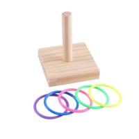 Juguetes de anillo de Color apilables, suministros para mascotas, trucos de juego, entrenamiento de IQ, patio de recreo, Plataforma para loros, juguete para masticar pájaros - details 5