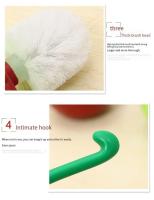 Cepillo De Inodoro Creativo Y Lindo En Forma De Cereza Rojo Con Portajabón Para Baño Accesorios De Baño Conjunto De Cepillo Y Portajabón - details 4