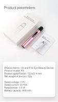Masajeador de ojos con vibración EMS con herramientas de masaje, varita, nuevo dispositivo de belleza para el hogar, eliminador de arrugas faciales, estiramiento de la piel, Estiramiento Facial - details 8