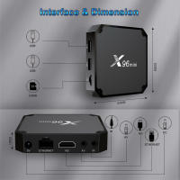 X96 Mini Smart TV Box Android 11.0, S905W2 Quad Core, Soporte inalámbrico 2.4G & 5.8G, Reproductor de medios 4K HDR Certificado CE - details 9