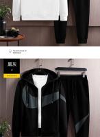 Ropa deportiva para hombre, traje informal con capucha, cárdigan para correr, conjunto de 2 piezas, Otoño e Invierno - details 22