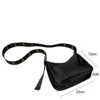 Bolso bandolera de nailon para mujer, informal e impermeable, estilo vintage coreano - details 12