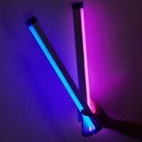 Tubo de luz de tubo colorido, luz RGB de 17cm/32cm, luz nocturna USB, palo de luz azul violeta, lámpara de habitación, luz de relleno colgante de mano, foto - details 1