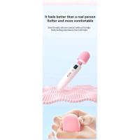Vibrador AV para las mujeres Estimulador del clítoris Calentamiento poderoso femenino G punto masajero pantalla digital USB recargable juguete sexual adulto - details 8
