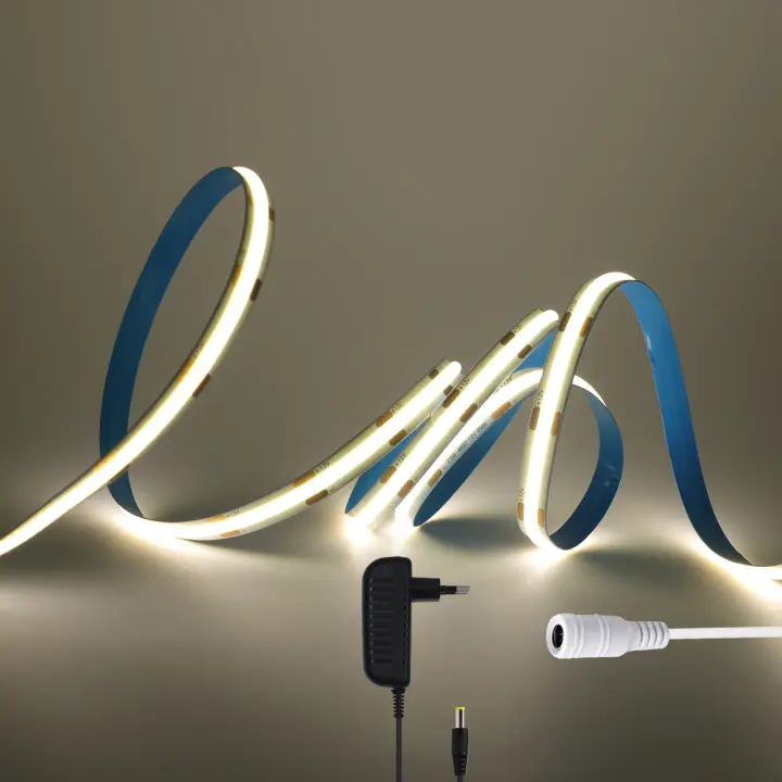 GAHADA Cinta LED COB de Alta Densidad Luz Lineal Blanca Regulable 480LEDs/m Ancho de 8mm - 1