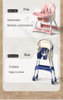 Silla de Comedor Plegable para Bebé Asiento de Comedor Multifuncional para Aprender a SSentar en Casa - details 8