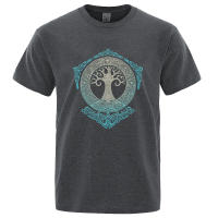 Yggdrasil Camiseta con Diseño de Árbol del Mundo para Hombre, Camisa con Patrón Estampado, Mitología Nórdica, Odin Aesir, Prenda de Marca de Moda, Verano, 2022 - details 17