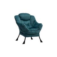 Sillon para Salon Sillón Relax Terciopelo Sillon Lectura Dormitorio Comodos Butacas de Salon, Gris Oscuro - details 6