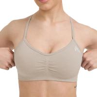 Bralette de tirantes sin esfuerzo para mujer, ropa interior deportiva de LICRA sin costuras, elástica, transpirable, mejora el pecho, ocio - details 19