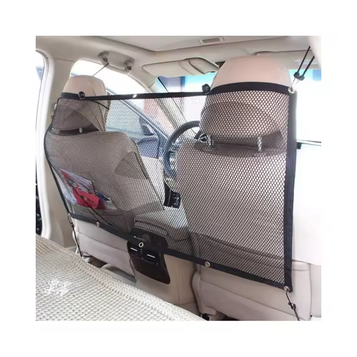 Red para perros barrera protectora coche mascota, 115x62 cm - 1