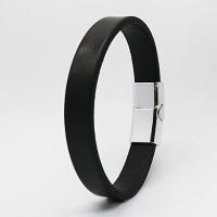 Jiayiqi-pulsera Vintage de cuero genuino para hombre y mujer, brazalete de mano, brazalete Punk, regalo de joyería para pareja - details 3