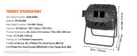 SucceBuy Contenedor de Compost de Doble Cámara, Vaso Giratorio con 2 Puertas Correderas, Estructura de Acero, Sin BPA para Jardín, Cocina y Patio - details 6