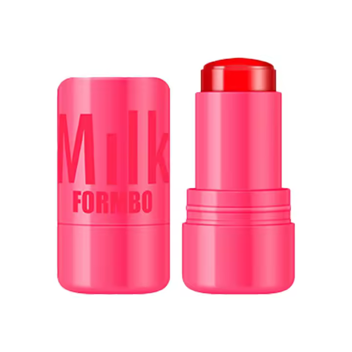 Colorete en polvo de gelatina, lápiz labial multifunción, colorete en polvo brillante, palo monocromático - 1