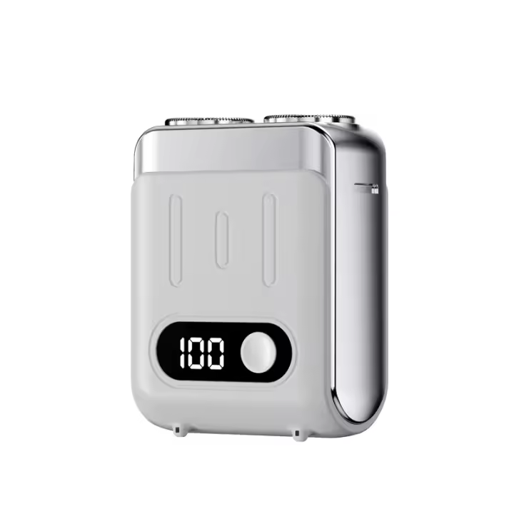 Nueva maquinilla de afeitar de viajero, maquinilla de afeitar pequeña portátil, mini maquinilla de afeitar eléctrica para hombres de viaje - 1