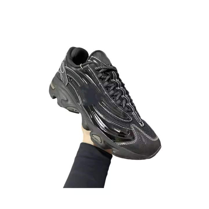 2025 Verano Nuevo Clásico Retro Ocio Deportes Zapatos para Correr Combinación de Cuero Material Superior de Tela de Malla Zapatos Deportivos GUAN-0106-1210 - 1