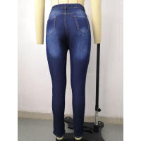 Nueva moda femenina: pantalones lápiz ajustados con cintura - details 20