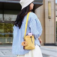 Bolsa cruzada para botella de agua de estilo coreano, bolsa portátil impermeable para botella de agua, bolsa para teléfono móvil con cordón de nailon y parte superior abierta - details 14