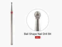KADS Uñas drill brocas en forma de bola, herramientas de manicura de acero de tungsteno para limpieza de piel muerta, removedor de cutículas y pedicura, 2,35mm - details 3