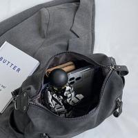 Bolso cruzado de lujo para mujer, bandolera de un solo hombro, de gran capacidad, Retro, mate, de cuero PU - details 23