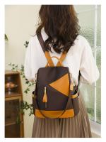 Mochila informal antirrobo para mujer, bolsa de hombro de tela impermeable, ligera, de viaje, oxford - details 1