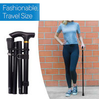 1pcs Multifunctional Walking Stick Trekking Poles Foldable - details 1