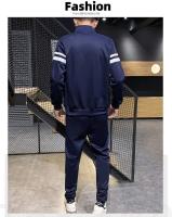 Conjunto deportivo de dos piezas para hombre, chándal de talla grande, primavera y otoño, novedad - details 19