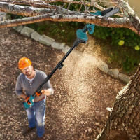 ONEGREEN Motosierra eléctrica telescópica 2 en 1 de 6 pulgadas y 3000 W, podadora inalámbrica para jardín, herramienta eléctrica de podar para batería Makita de 18 V - details 7