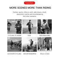 Guantes de ciclismo para bicicleta de montaña, antideslizantes, amortiguadores, acolchados, medio dedo, accesorios deportivos cortos - details 15
