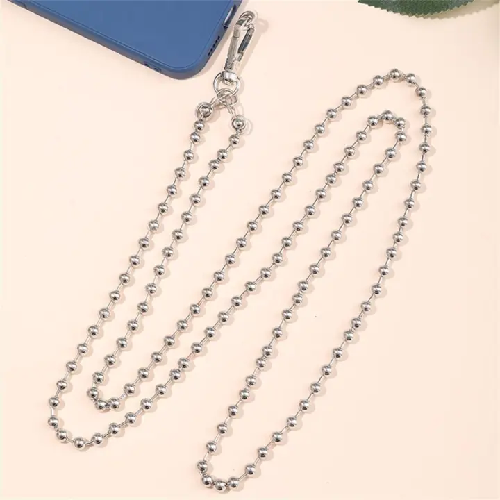 Colgador de colgante de joyería, colgante de Metal para teléfono, cordón para teléfono, correas para teléfono, cadena cruzada para teléfono, funda para teléfono, correas colgantes para el cuello - 1