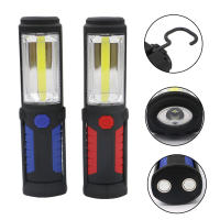 Linterna LED COB para reparación de coche, lámpara de Camping impermeable con imán, carga USB, gancho de luz giratorio de 90 ° - details 4