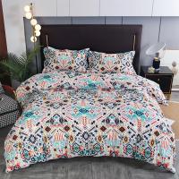 Juego de funda nórdica con flores de acuarela botánica, fundas de edredón de poliéster ligeras Queen, funda de edredón con estampado Floral moderno, ropa de cama - details 13