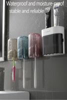 Soporte magnético para cepillo de dientes, dispensador automático de pasta de dientes montado en la pared, accesorios de baño - details 5