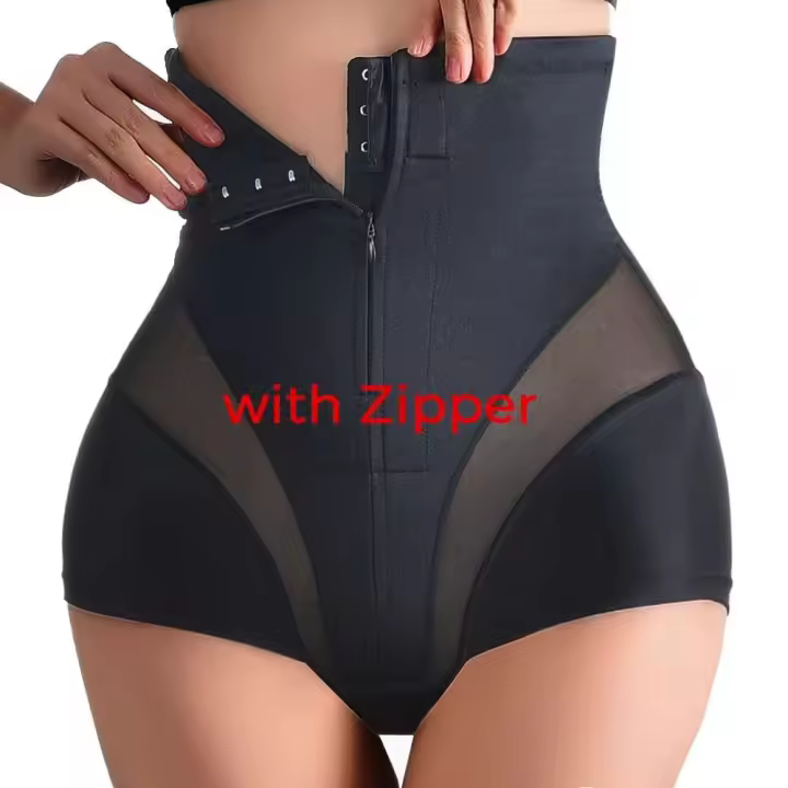 Estilo de ropa para mujer, control abdominal bajo, FA alto, pantalones cortos, entrenador de cintura, estilista corporal, levantamiento de cadera, compresión - 1