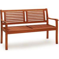 Banco de Jardín Madera FSC ®   Eucalipto Carga 320Kg 2 Plazas Terraza Balcón 120x60x90cm Resistente - details 0