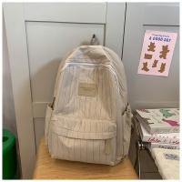 2025 Mochila universitaria ligera, diseño minimalista moderno, correas acolchadas impermeables, adecuada para estudiantes y viajes diarios - details 17