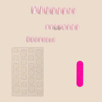 Puntas de uñas de ojo de gato rosa, uñas de borde suave e inocuo, prensadas para actuaciones en escenario - details 1