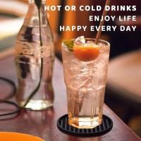 Posavasos antideslizante de protección de mesa de silicona para bebidas, resistente al calor, 3/6 piezas - details 3