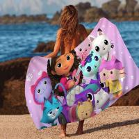 G-Gabbys D-Dollhouse Toalla de anime Toallas de baño coloridas para niña Microfibra Rápida personalizada Arena Libre Playa Yoga Spa Gimnasio Piscina - details 2
