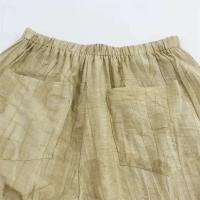 Conjunto de Moda Retro de Verano 2024 para Mujer Camisa Suelta con Estilo Largo, Pantalones de Cintura Elástica - details 23