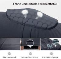 WorthWhile 1PC Basketball Knee Pads Protector Compression Sleeve Honeycomb Foam Brace Kneepad Fiess Gear Volleyball Support - details 2