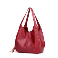Bolso de mano para mujer de piel sintética suave de alta capacidad, diseño vintage, bolso de hombro con asa superior para mujer - details 15