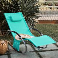 jardín Mecedora con reposapiés Tumbona ergonómica Negro OGS28-SCHx2 ES - details 32