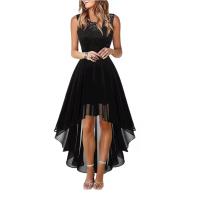 Vestido de encaje sin mangas para mujer, ropa elegante para dama de honor, boda, fiesta, cóctel, baile - details 3