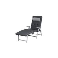Silla de Baño Larga Sol, Almohada de 6 cm de Espesor, Desmontable, Antioxidante, Transpirable, Reclinable, Carga Máxima 150 kg - details 4