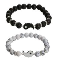 2 pulseras magnéticas de amistad de amor para parejas a juego, joyería de cumpleaños para mujeres y niñas - details 4