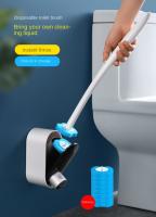 Cepillo De Inodoro Desechable Con Manija Larga Conjunto De Venta Al Por Mayor Cepillo De Limpieza Para El Hogar Microfibra Eco-amigable Sin Químicos Alcalinos - details 0