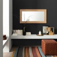Espejo de Suelo, 166 x 66 cm, Roble Azteca, Espejo de Pared, Made in Italy - details 15